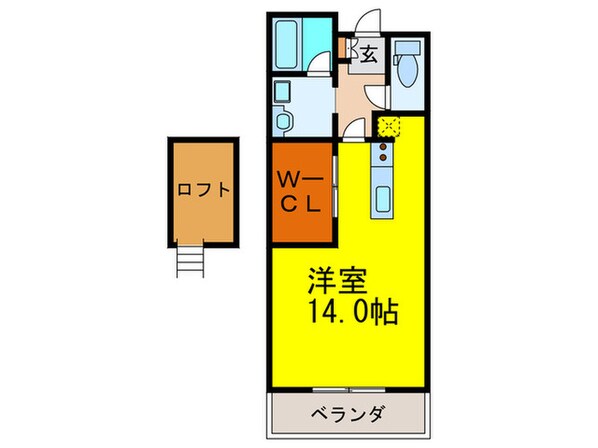 カサ・デ・ビオラの物件間取画像